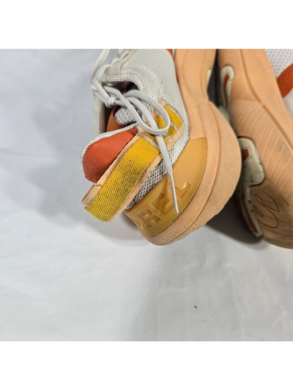 Sorel Explorer Blitz Stride Running Shoes Women Size 7 Athletic Orange Lace Up - Picture 6 of 10